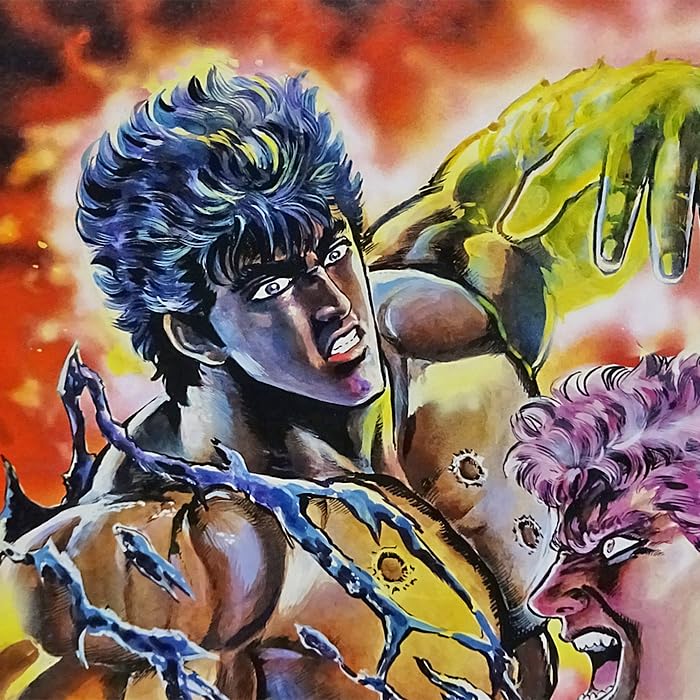 Amazon.co.jp: 原哲夫血の奔流リトグラフ 限定120部 直筆サイン 41